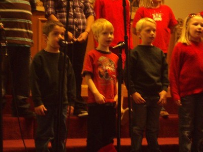 Trevin, Andrew, Ethan and Emma 